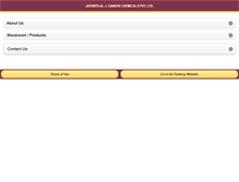 Tablet Screenshot of jjgandhi.co.in